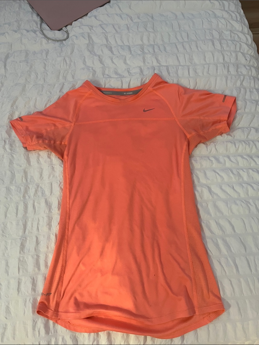 Nike Coral Short Sleeve Dri-FIT Athletic Tee